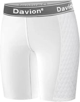 Davion® - Youth Girls Sliding Shorts Athletic Compression Padded Shorts for Kids Baseball Football Lacrosse