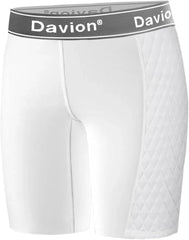 Davion® - Youth Girls Sliding Shorts Athletic Compression Padded Shorts for Kids Baseball Football Lacrosse