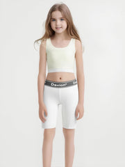 Davion® - Youth Girls Sliding Shorts Athletic Compression Padded Shorts for Kids Baseball Football Lacrosse