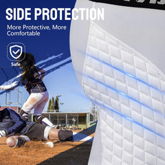 Davion® - Boys Youth Baseball Sliding Shorts with Athletic Cup Padded Compression Shorts for Football，Softball，Lacrosse，Hockey